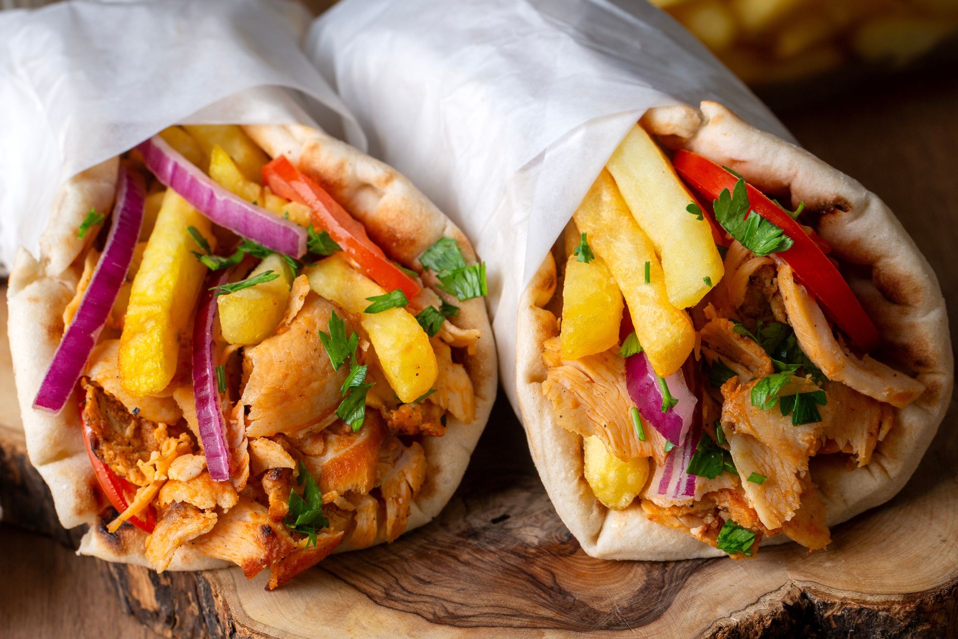 Zamiast kurczaka, kupiłam inne mięso. Gyros wyszedł jeszcze lepszy