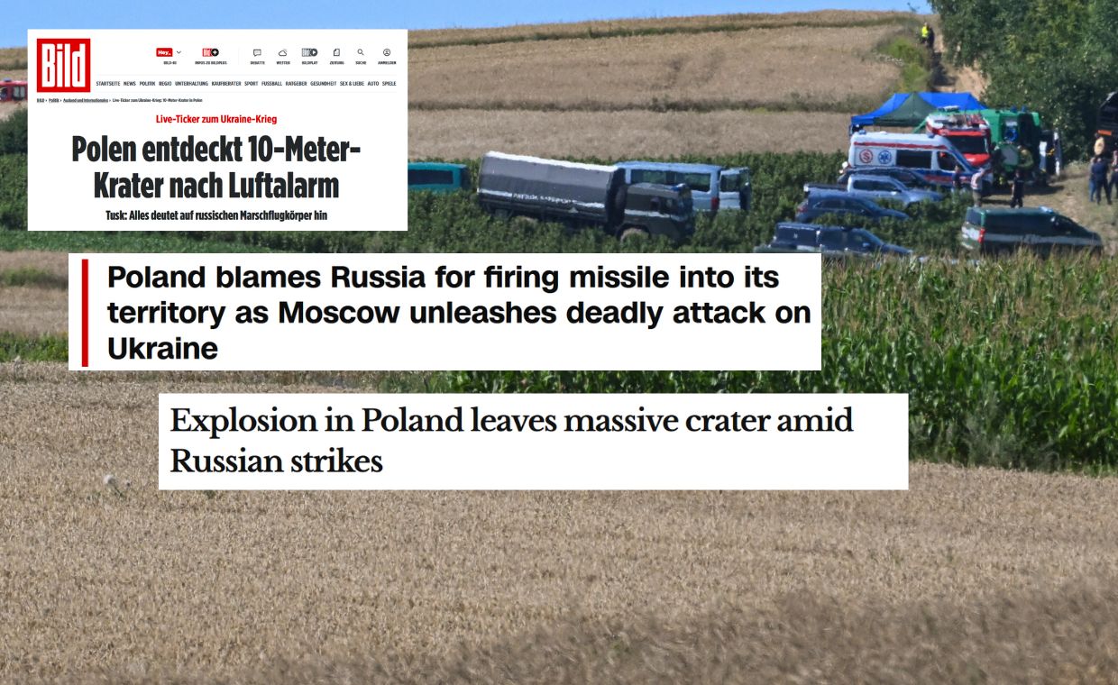 Polska na czołówkach. Światowa prasa opisuje wybuch na Lubelszczyźnie