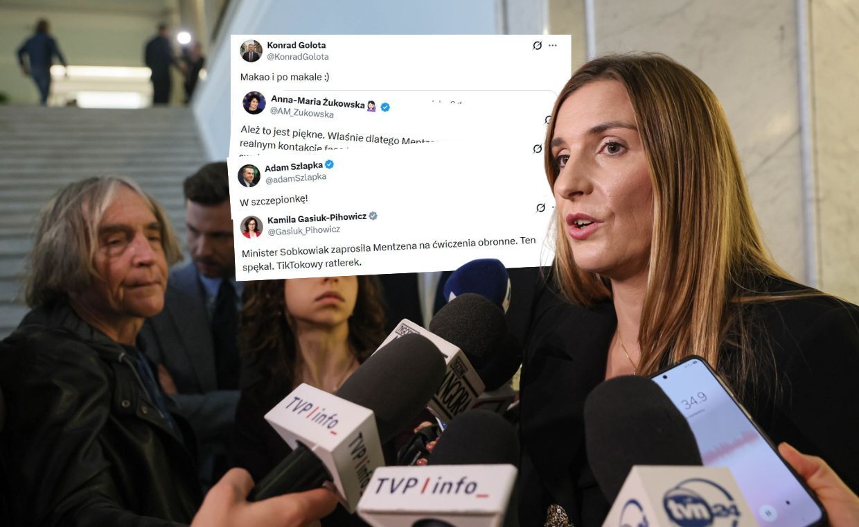 "TikTokowy ratlerek". W sieci komentują reakcję Mentzena
