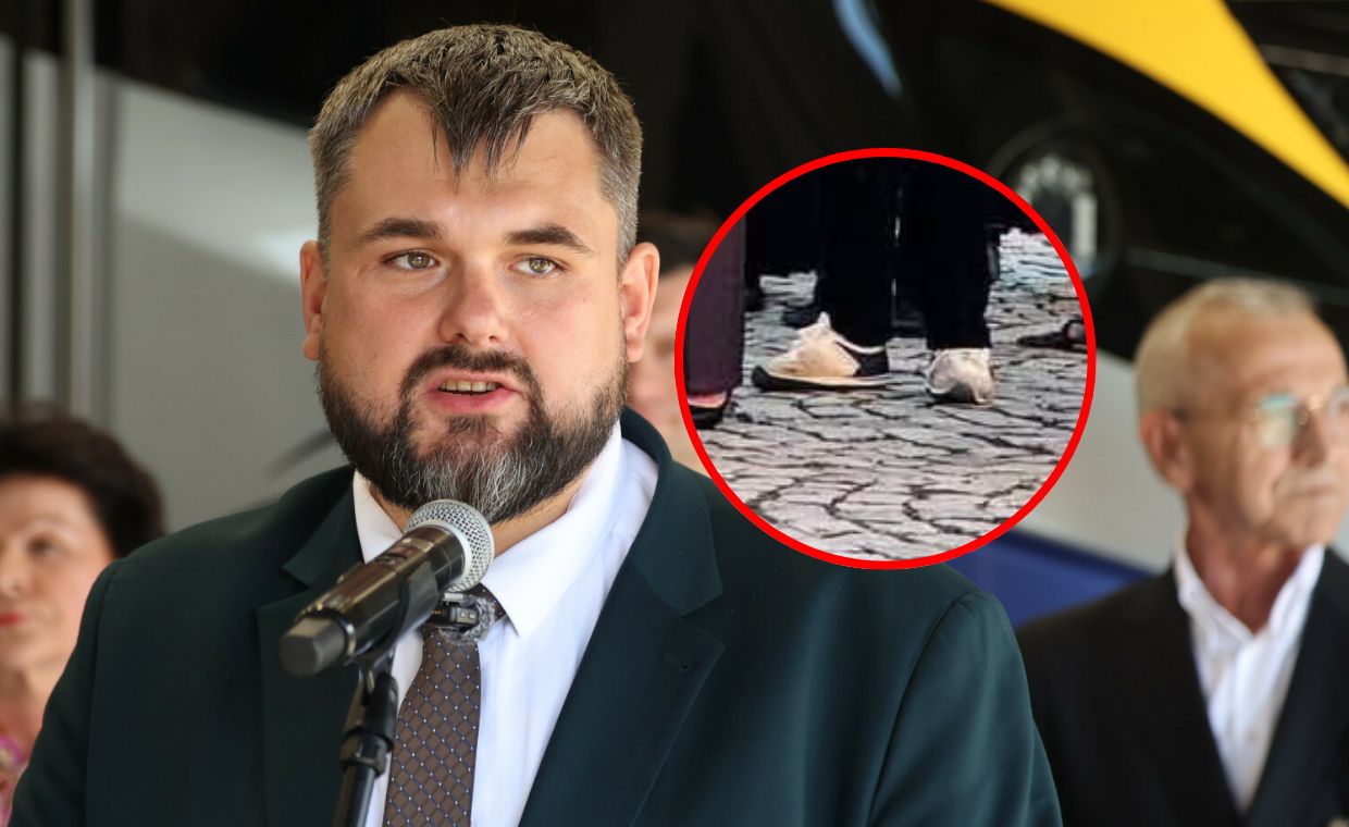 Spór o brudne buty posła. Polityk PiS się tłumaczy