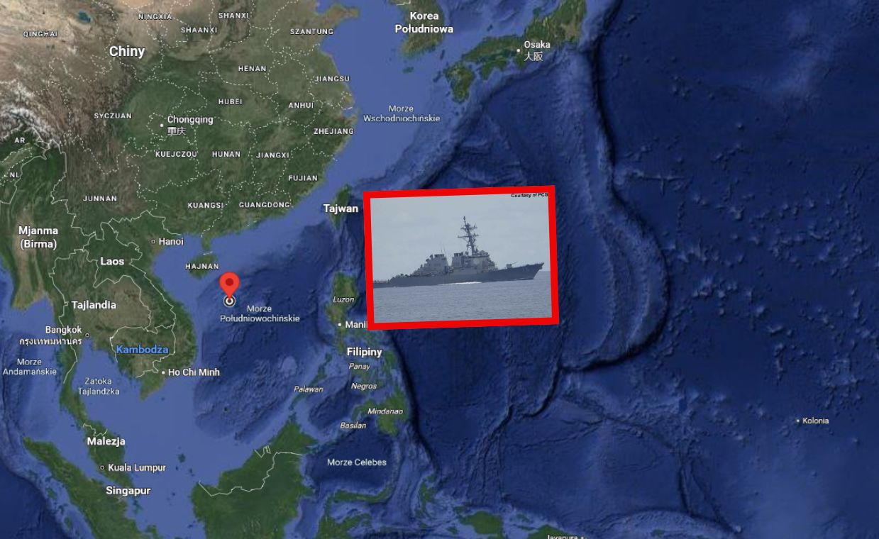Chińczycy "przepędzili" okręt USA? "Naruszenie suwerenności"