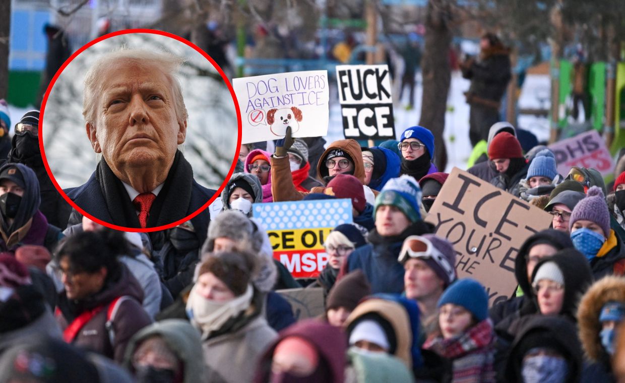 "Car od granicy" wysłany do Minnesoty. Trump reaguje na protesty