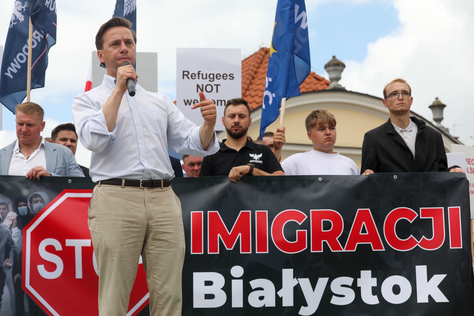 Konfederacja przeciwko imigracji. Były też kontrmanifestacje