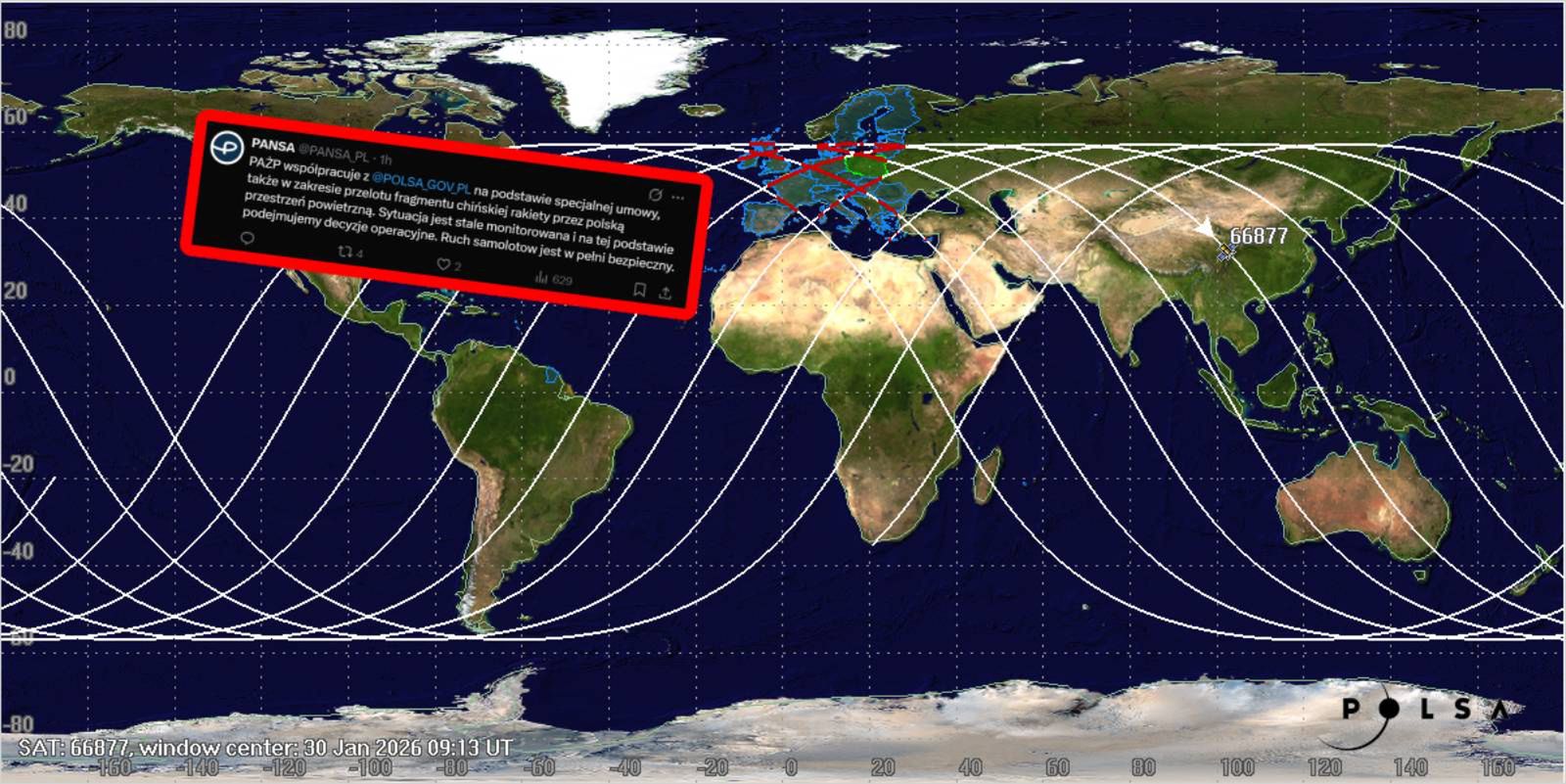 Nowy komunikat ws. chińskiej rakiety nad Polską. "Specjalna umowa"