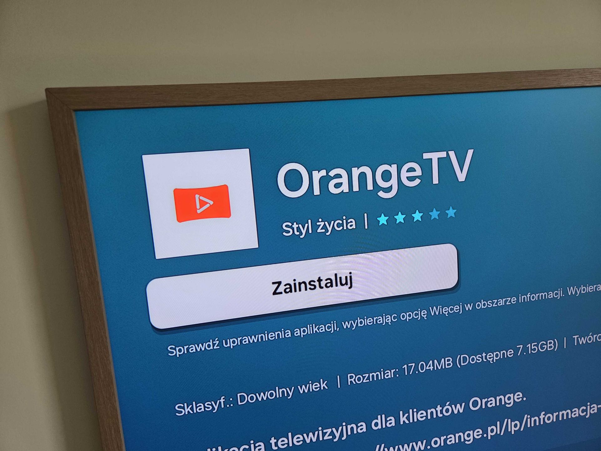 Orange TV: aplikacja w końcu dostępna w telewizorach Samsunga