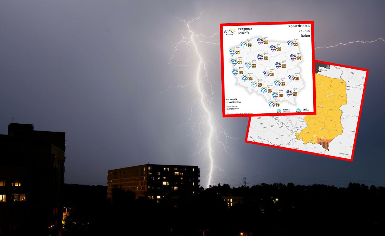 Są nowe ostrzeżenia. Burze w 10 województwach