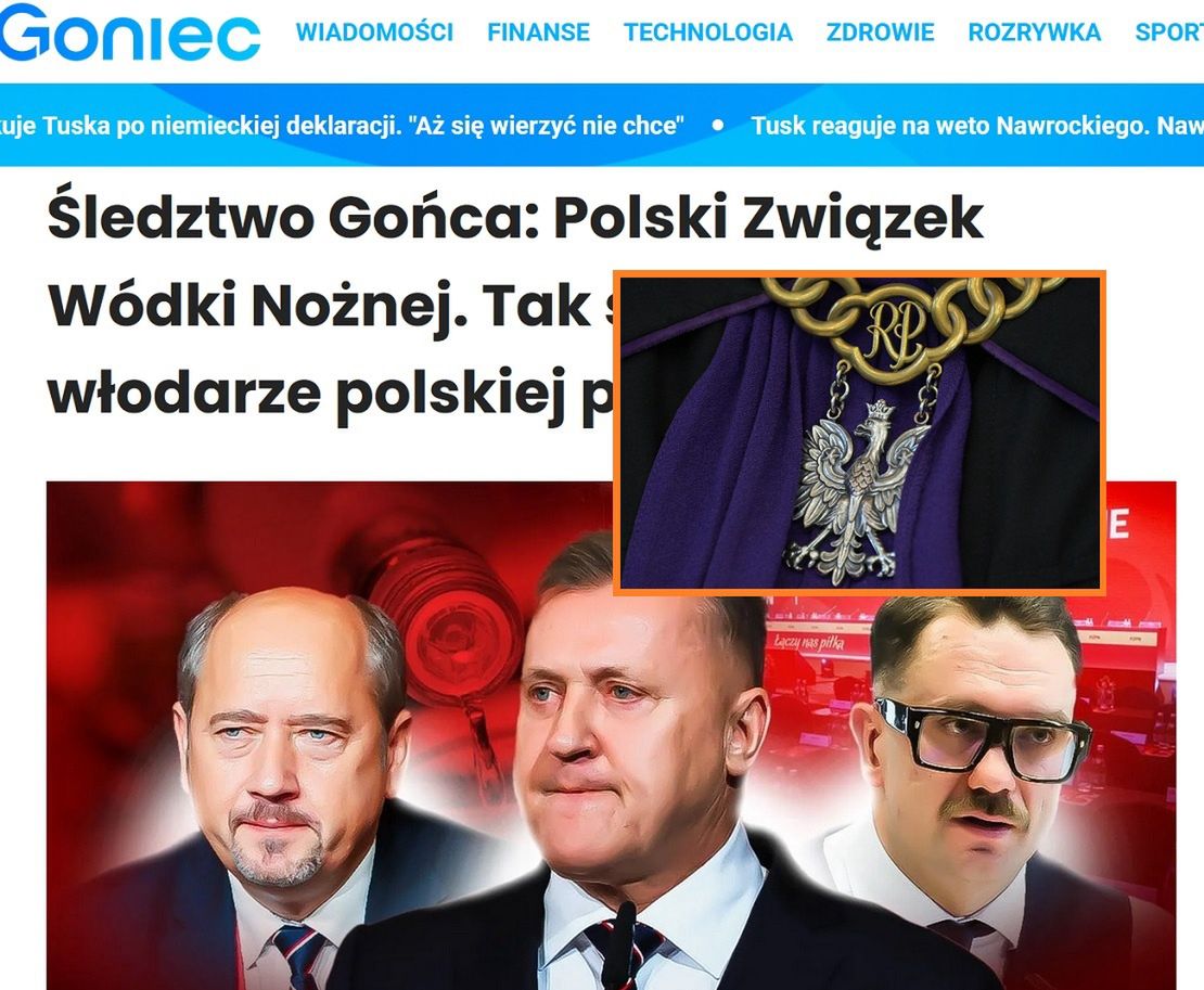 Goniec wygrał z PZPN. Nie będzie sprostowania ws. "wódki" i "ludzi spod ciemnej gwiazdy"