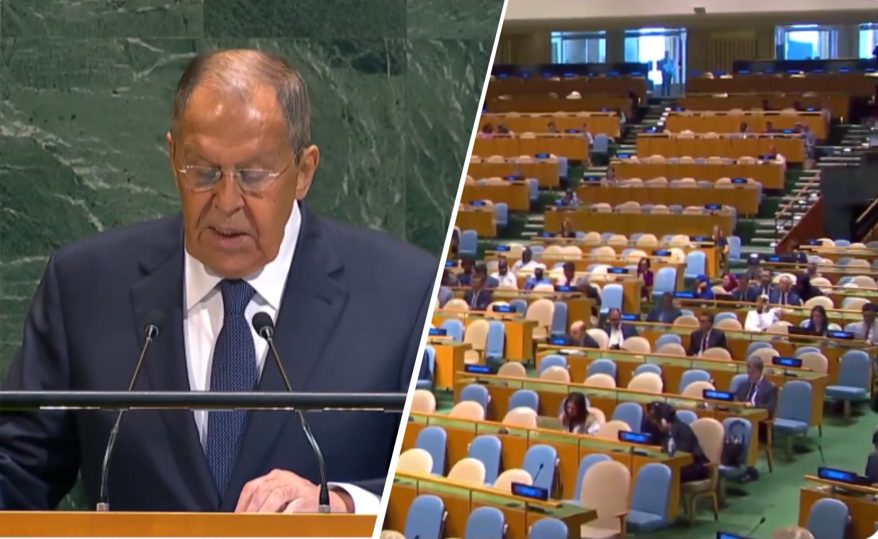 Ławrow zabrał głos w ONZ. Tak wyglądała sala obrad