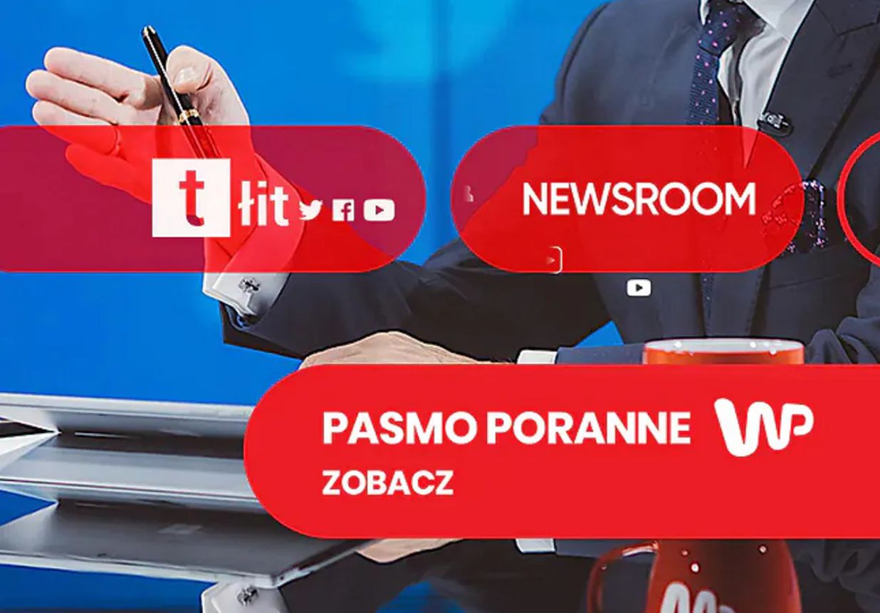 Poranek Wirtualnej Polski. Gościem programu Kacper Płażyński