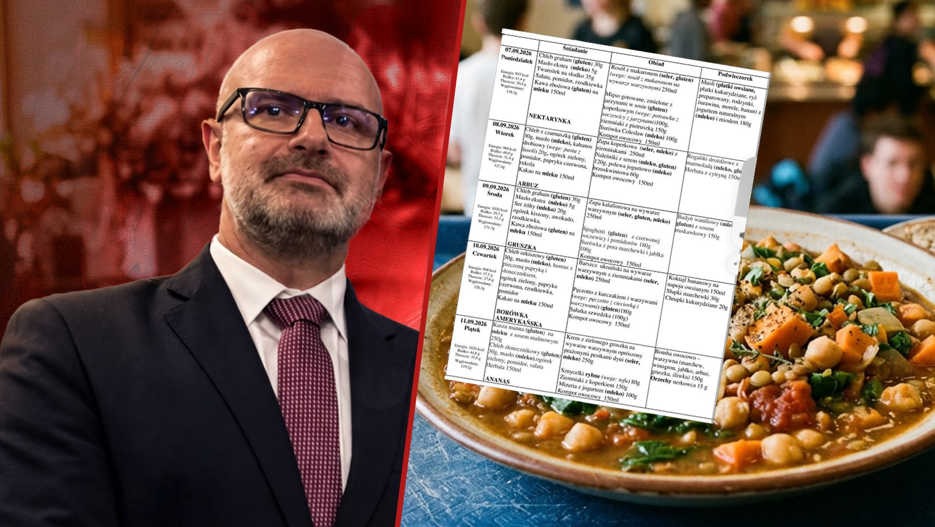 Były agent CBA i pół miliona od Krala. Awantura o szkolne obiady [SKRÓT PORANKA]