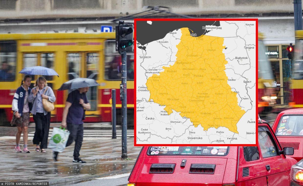 Alerty IMGW dla niemal całej Polski. Groźna noc przed nami