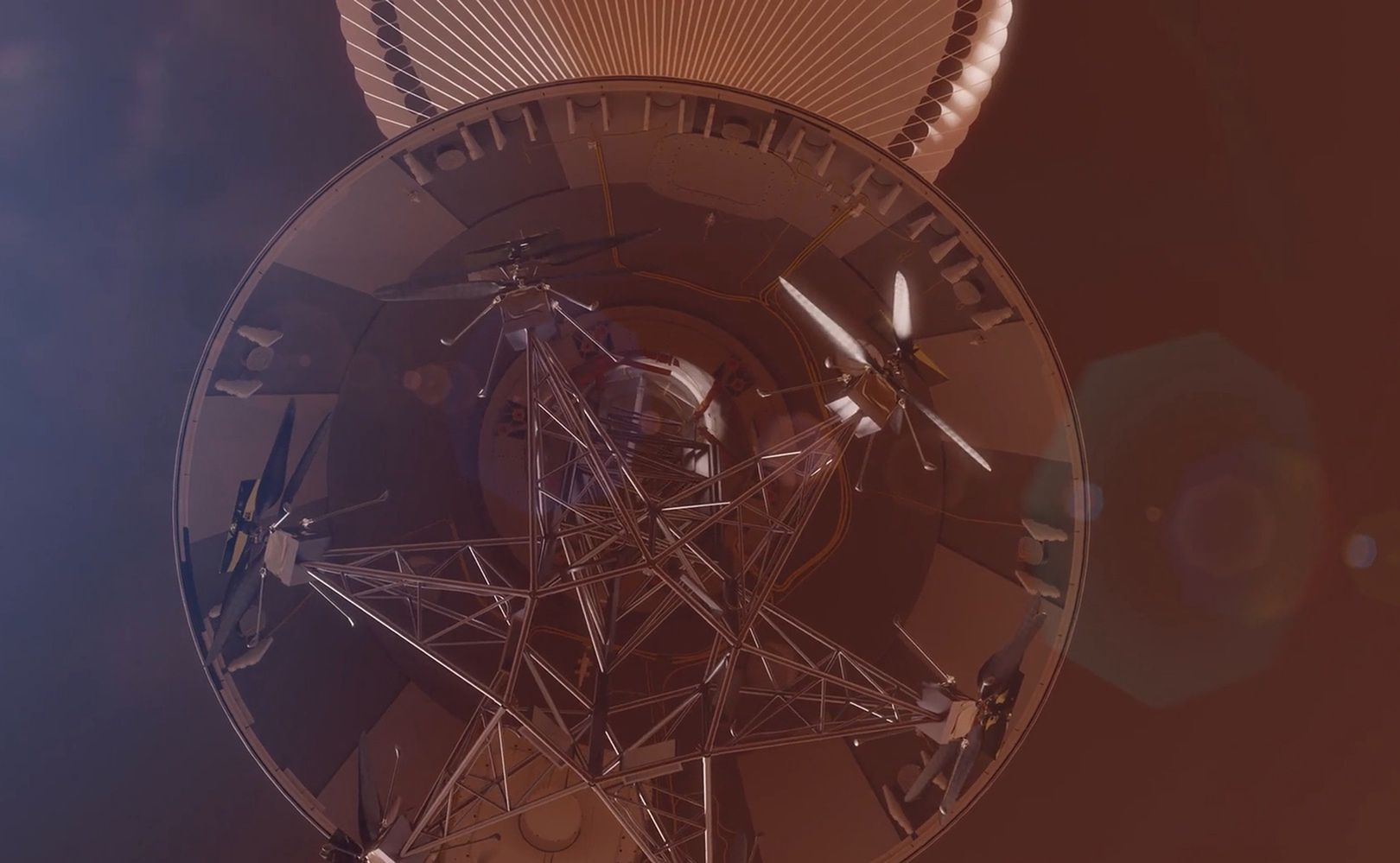 Projekt Skyfall. Sześć helikopterów zrzuconych na Marsa