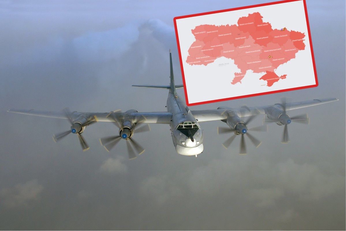 Alarm w całej Ukrainie. "Niedźwiedzie" w powietrzu