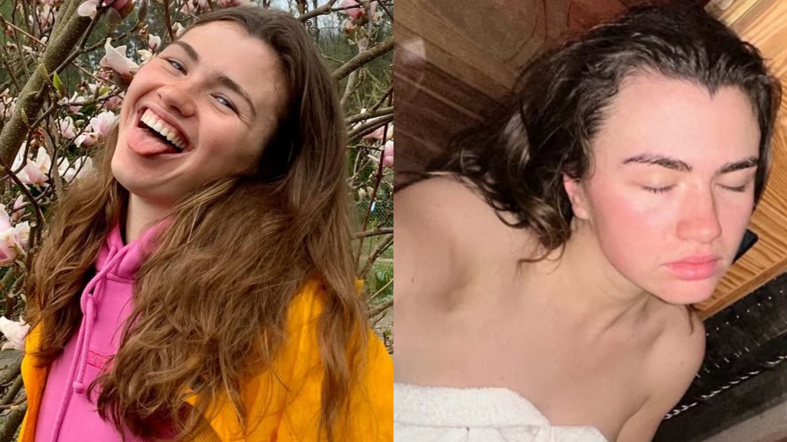 Julia Walczak wygrzewa się w saunie, pozując topless (FOTO)