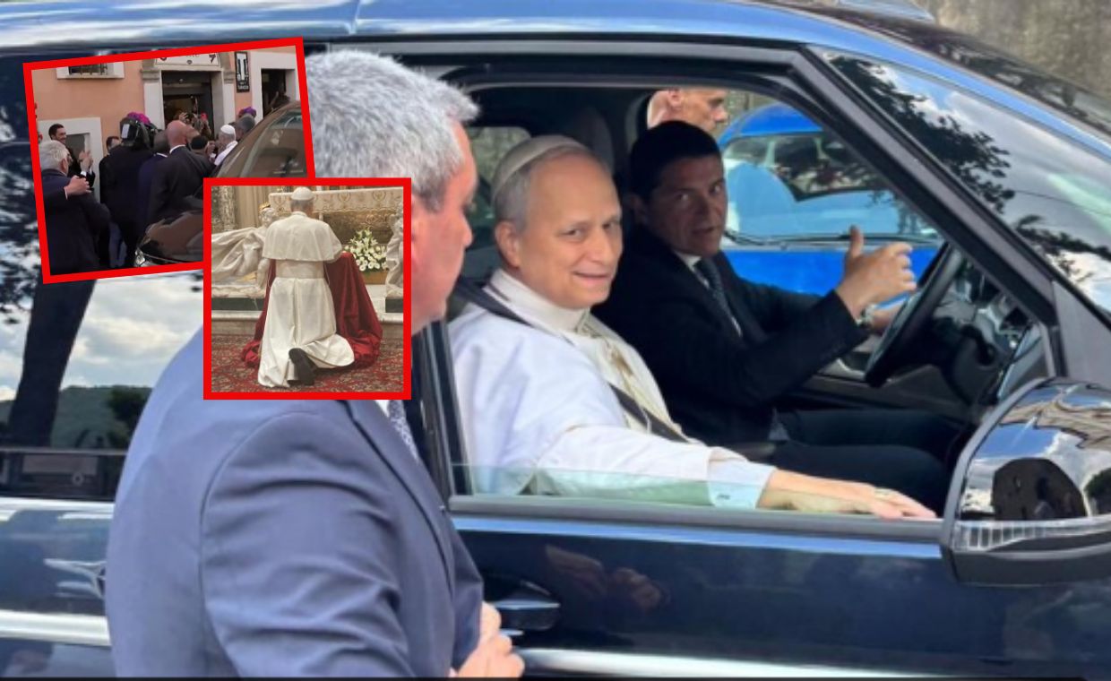 Przejażdżka Leona XIV. Pierwsza taka wizyta