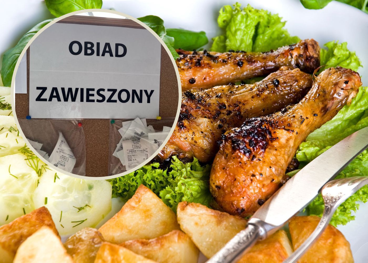 "Obiad zawieszony". Znana dziennikarka pisze o poruszającej akcji osiedlowego baru