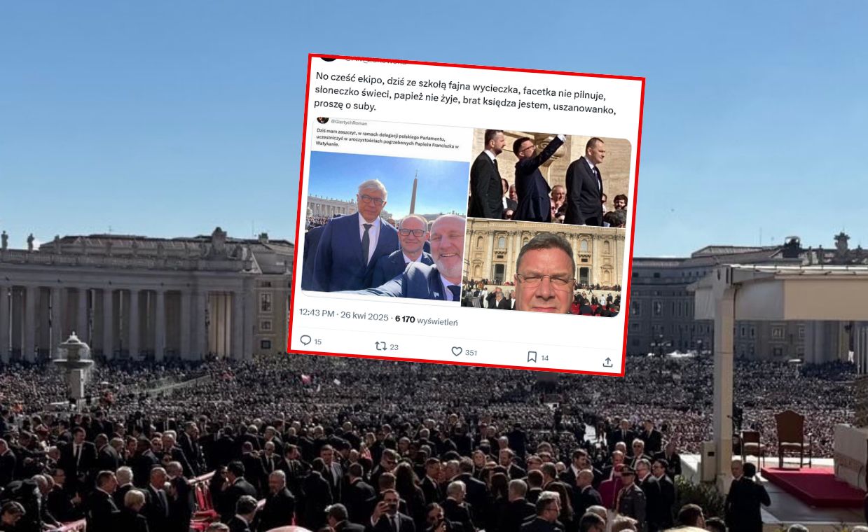 Nie tylko Fanatyk. Inni też wpadli, robili selfie