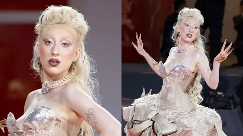 Luna, przebrana za wczesną Lady Gagę, czaruje fotografów na Festiwalu Filmowym w Wenecji: "CZUŁAM SIĘ NIEZIEMSKO"