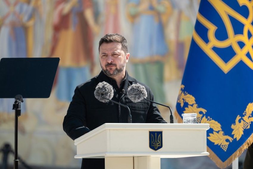 Zełenski wręcza order i uderza w Polskę. "Nikt nigdy nie odbierze"
