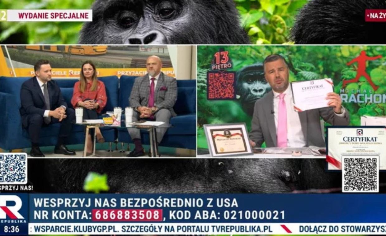 89 zł za "certyfikat obrońcy". Nowy pomysł Telewizji Republika