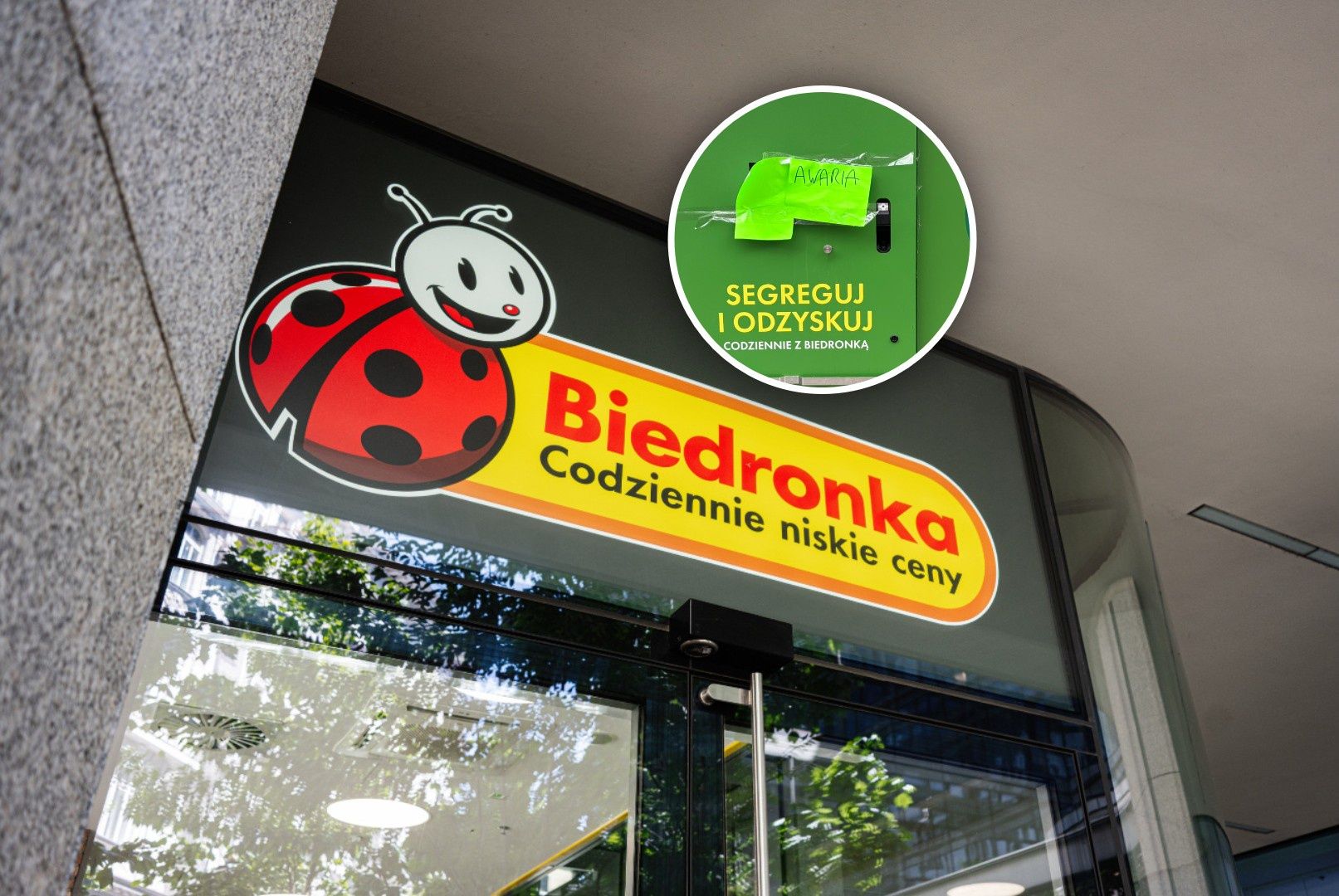 Od dwóch tygodni nie działa butelkomat. Tak tłumaczy się Biedronka