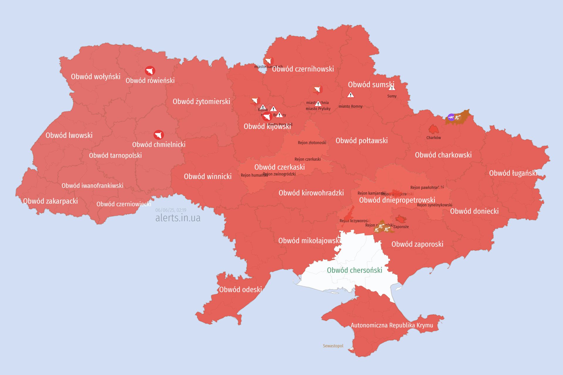 Rosja bierze odwet. Trwa zmasowany atak na Ukrainę