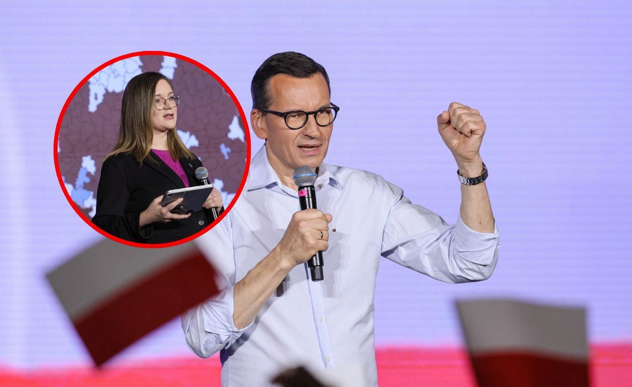 Niespodziewany gość u Morawieckiego. Wygłosiła przemówienie