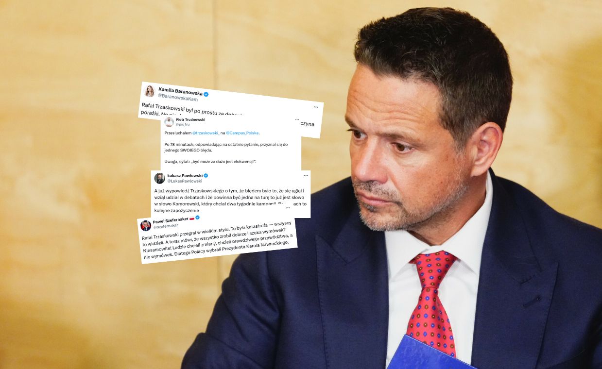 Trzaskowski mówił o elokwencji. Komentują jego wypowiedź