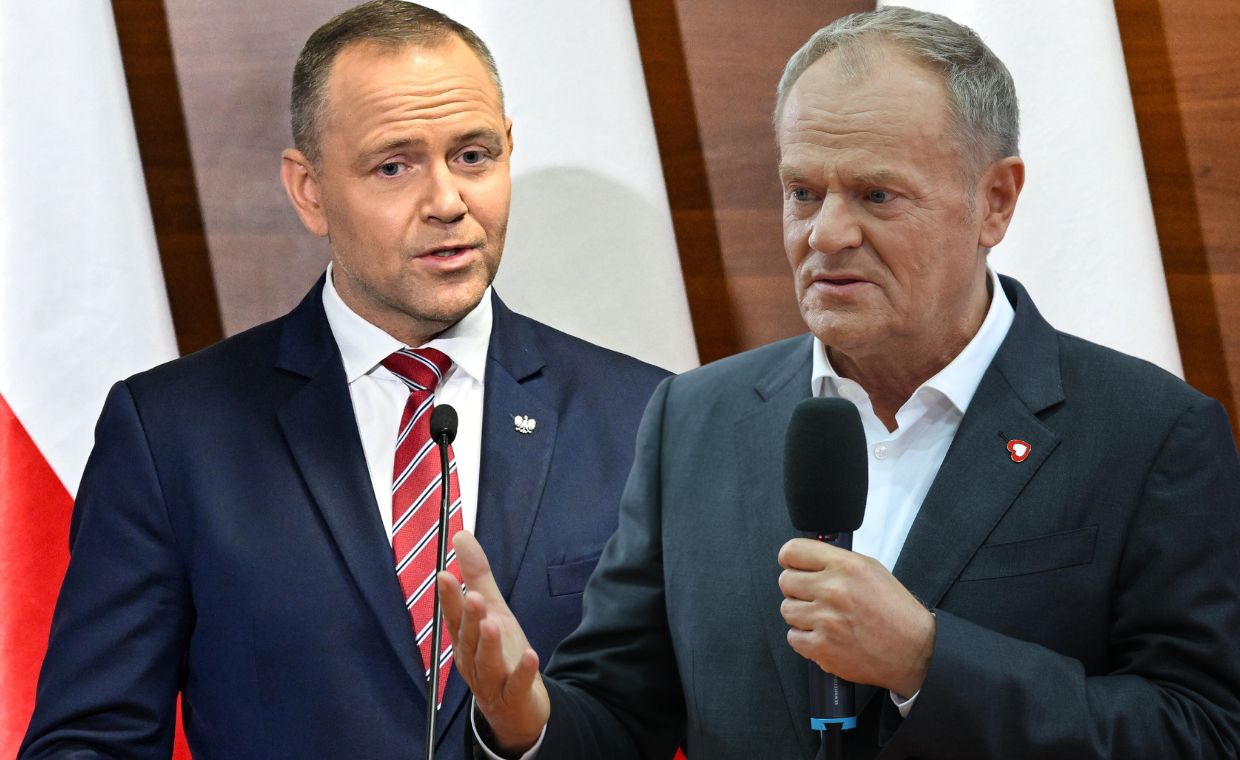 "I po co było rumakować?". Tusk puszcza oko i kpi z Nawrockiego