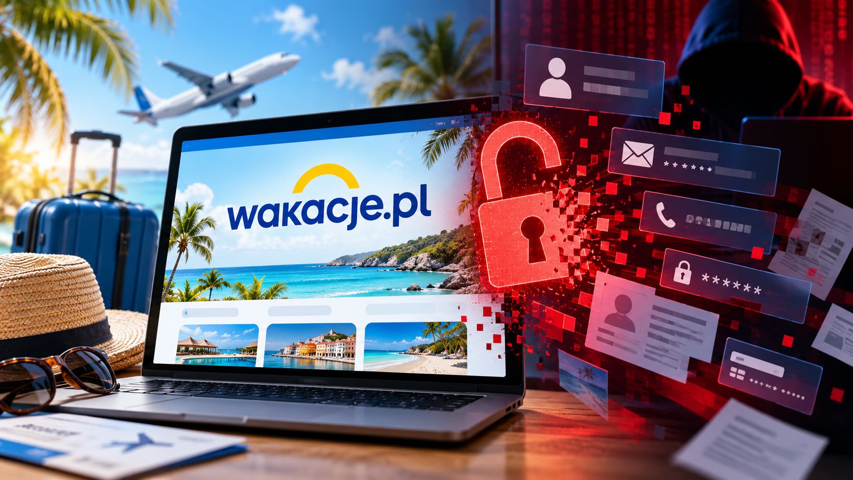 Wakacje.pl zhakowane. Wyciekły dane paszportowe