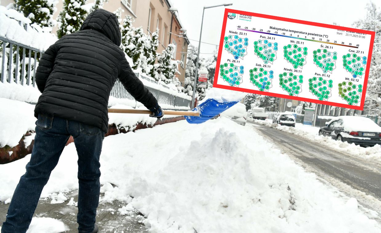 Na razie czekają nas opady śniegu. Potem znaczne ocieplenie