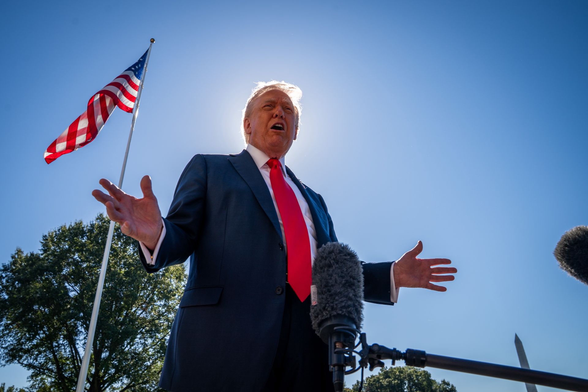 Donald Trump w Izraelu. Spotka się z rodzinami zakładników