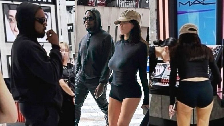 Kanye West i Bianca Censori eksplorują Tokio. Znudzony raper obserwował roznegliżowaną żonę w szale zakupów