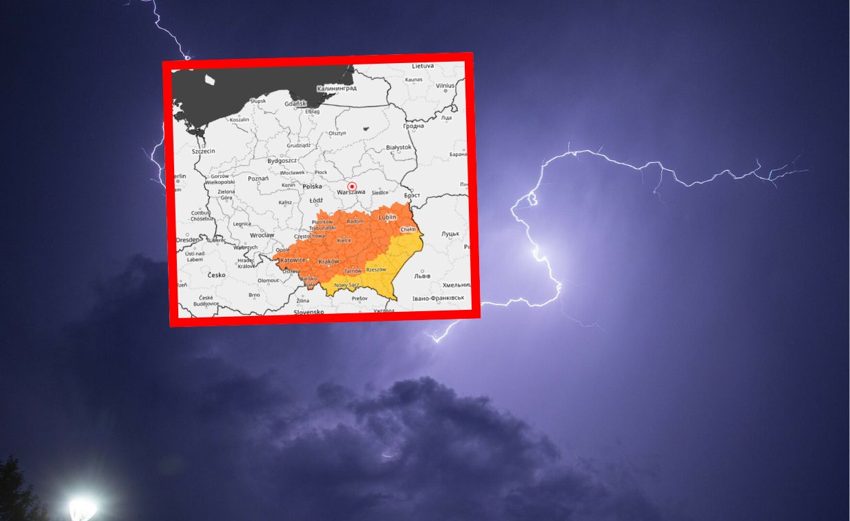 Gwałtowne burze w nocy. Są alerty IMGW