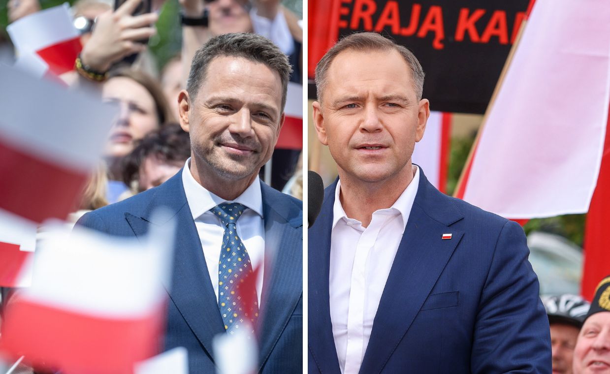 Gospodarz i Nawrocki w Warszawie. Dwa marsze przejdą przez stolicę