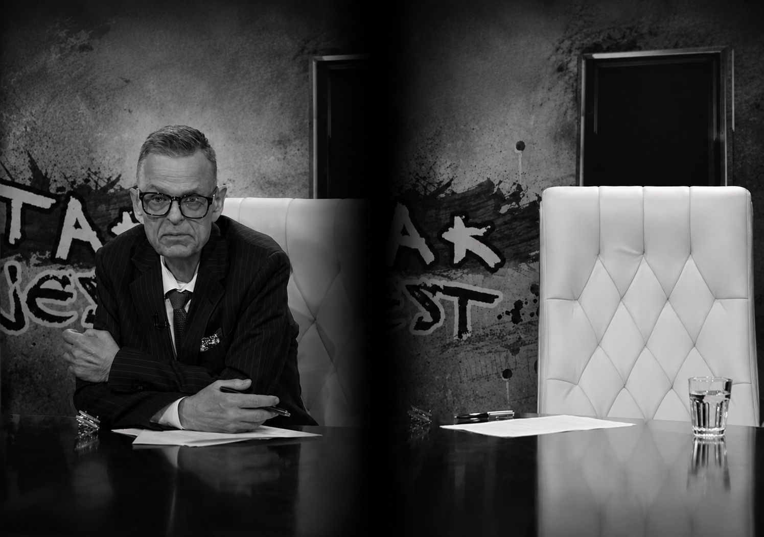 TVN24 żegna Andrzeja Morozowskiego. Puste krzesło w studiu "Tak jest"