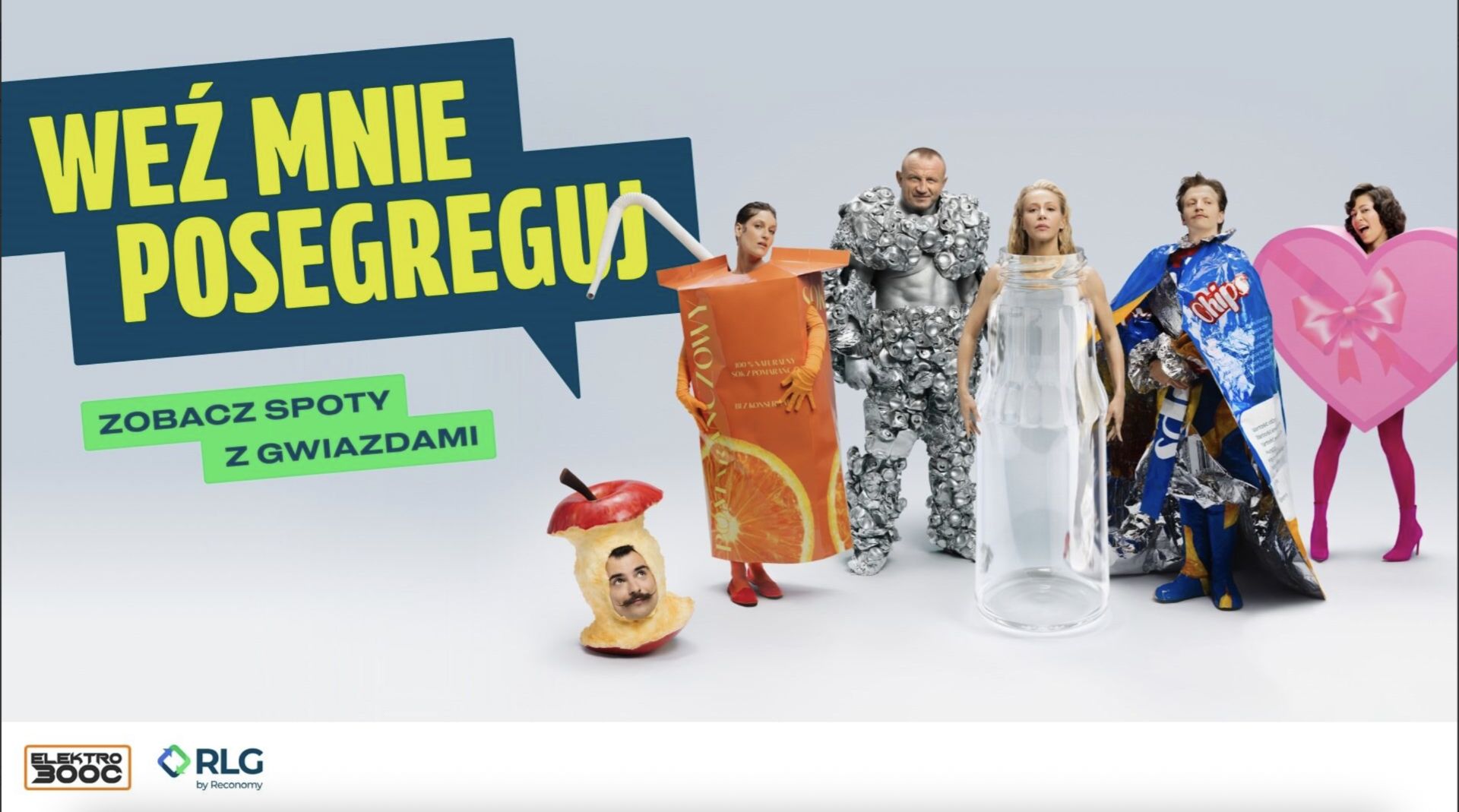 Tego jeszcze nie grali! Gwiazdy dają głos odpadom i zachęcają do segregacji