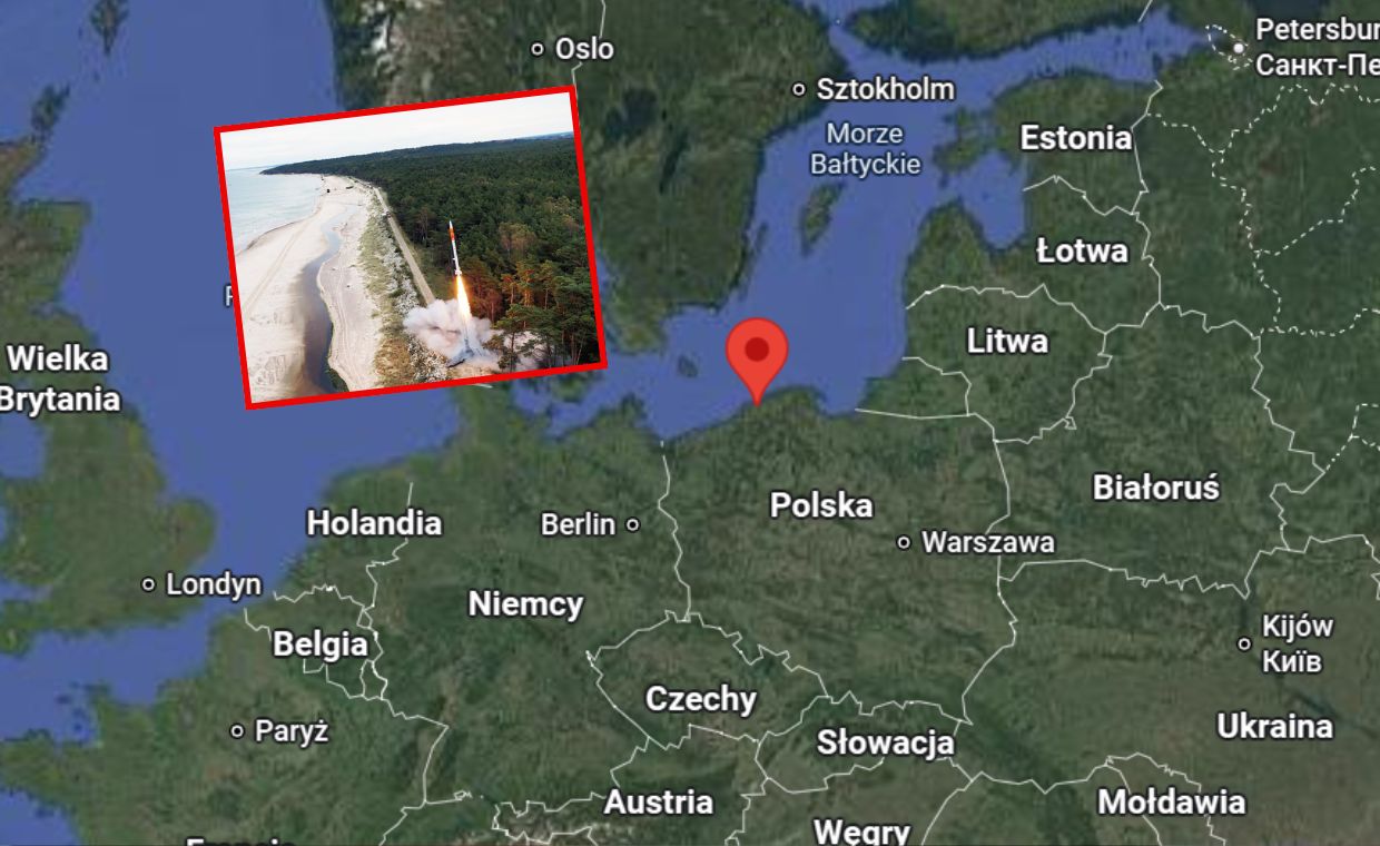 Udany start polskiej rakiety PERUN z Ustki