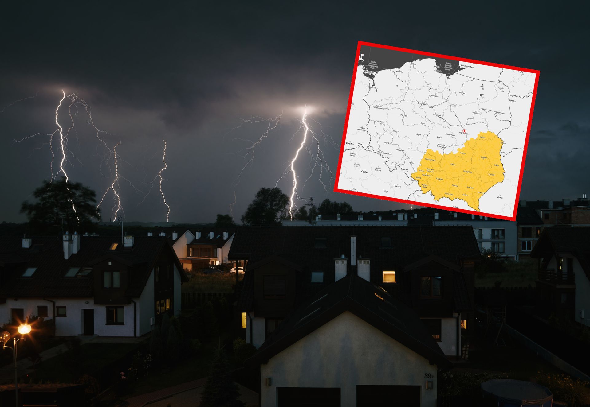 Burzliwa noc. IMGW wydał ostrzeżenia