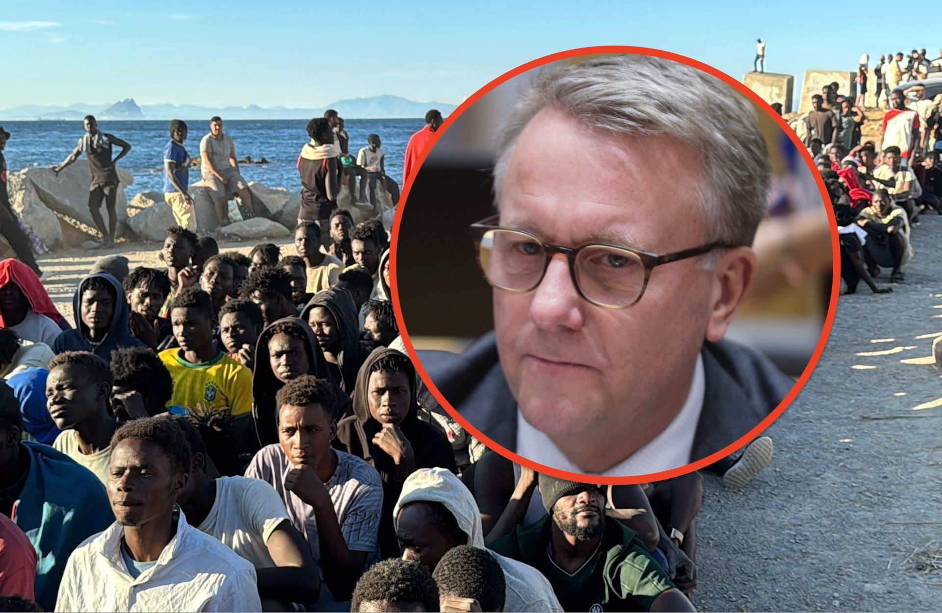 Napływ migrantów do Ceuty. Duński minister podejrzewa Rosjan