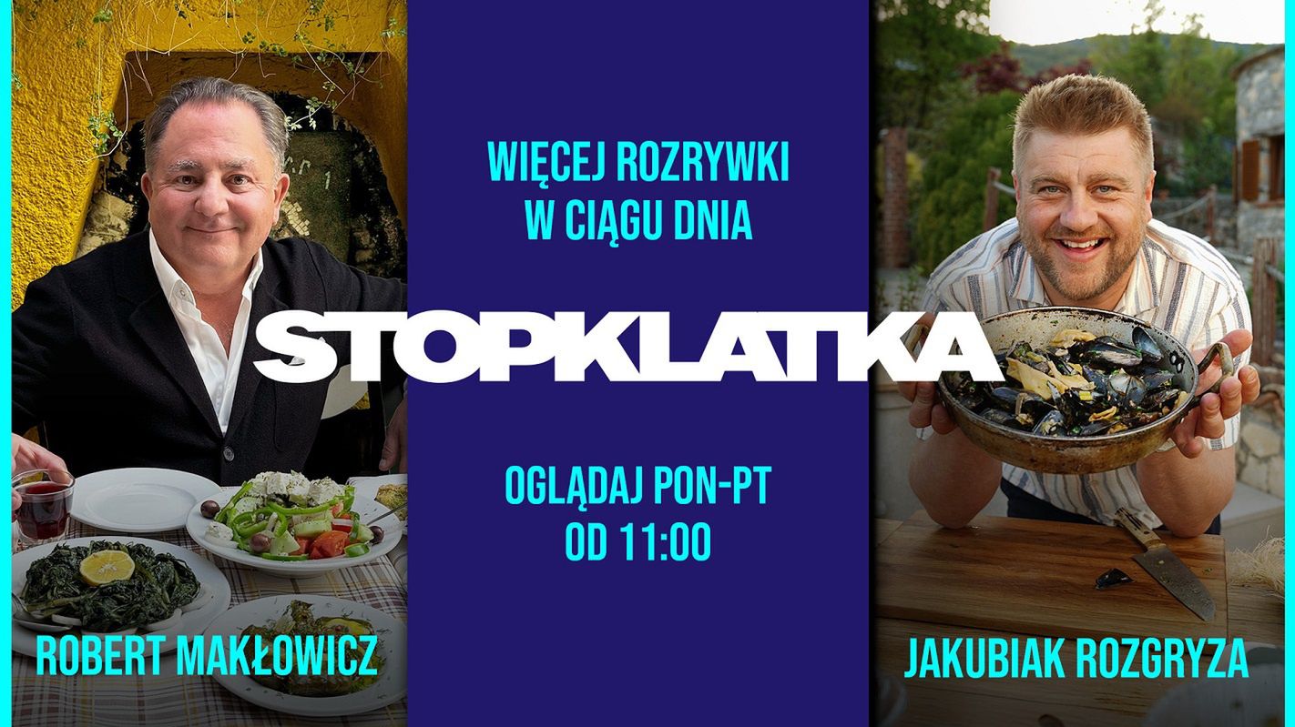 Stopklatka promuje pasmo z programami Roberta Makłowicza i Tomasza Jakubiaka