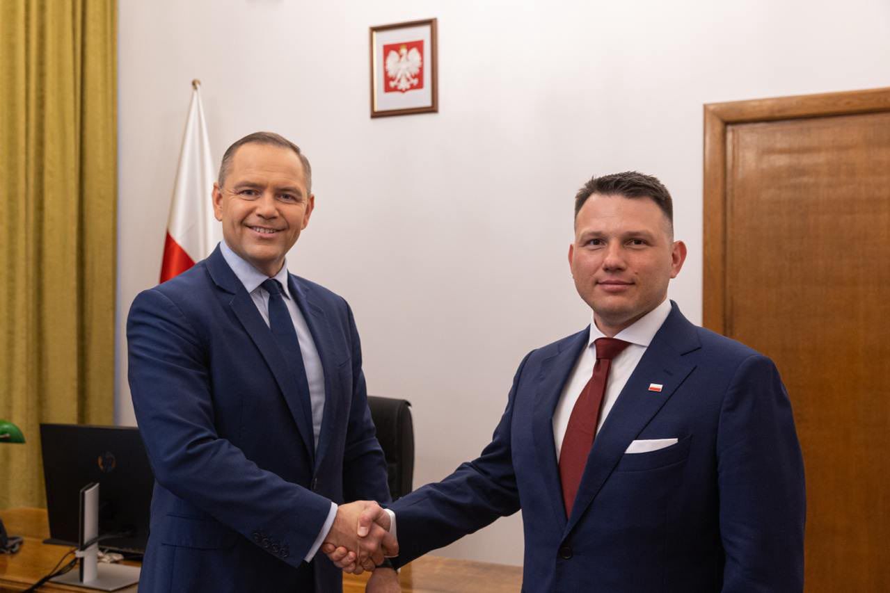 Spotkanie Mentzen - Nawrocki. "Owocna kooperacja ponad podziałami"
