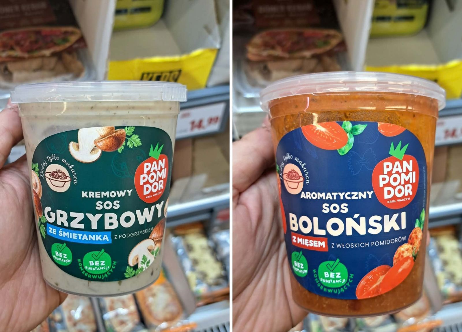 Obiadowy klasyk znalazłam w Lidlu. Producent poskąpił ważnego składnika