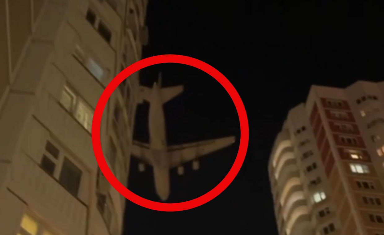 Nocny atak dronów w Moskwie. Samolot niemal otarł się o wieżowce