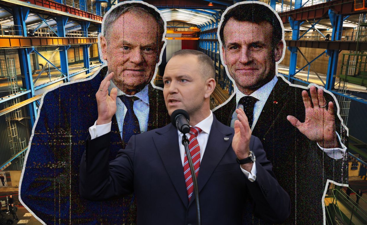 Nawrocki krytykuje Tuska i Macrona. "Wygląda to zupełnie niepoważnie"
