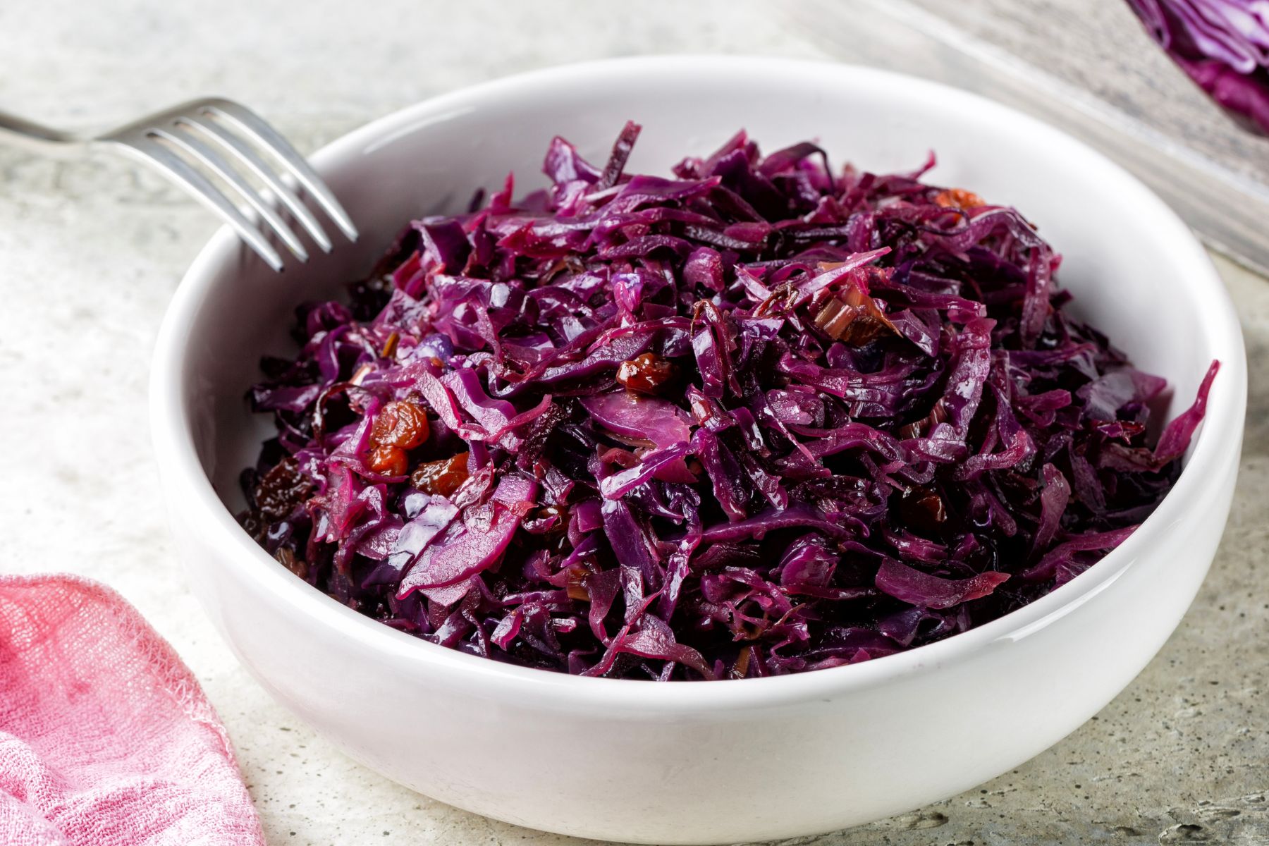 Ta surówka najlepiej pasuje do gęsiny. Przepis podpatrzyłam w restauracji