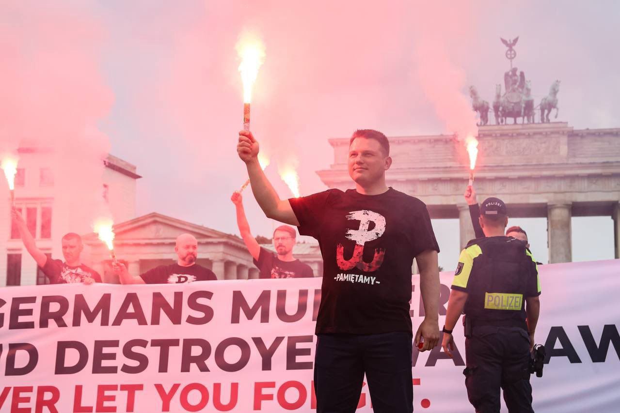 Mentzen na godzinie "W" w Berlinie. "Nie pozwolimy wam zapomnieć"