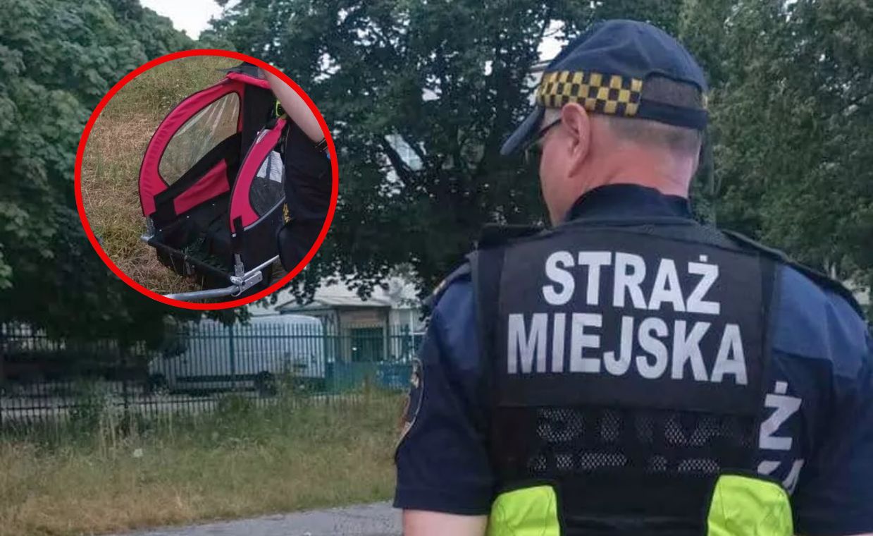 "Myślałem, iż zasłabł". Dzieci w przyczepce, ojciec leżał na ścieżce