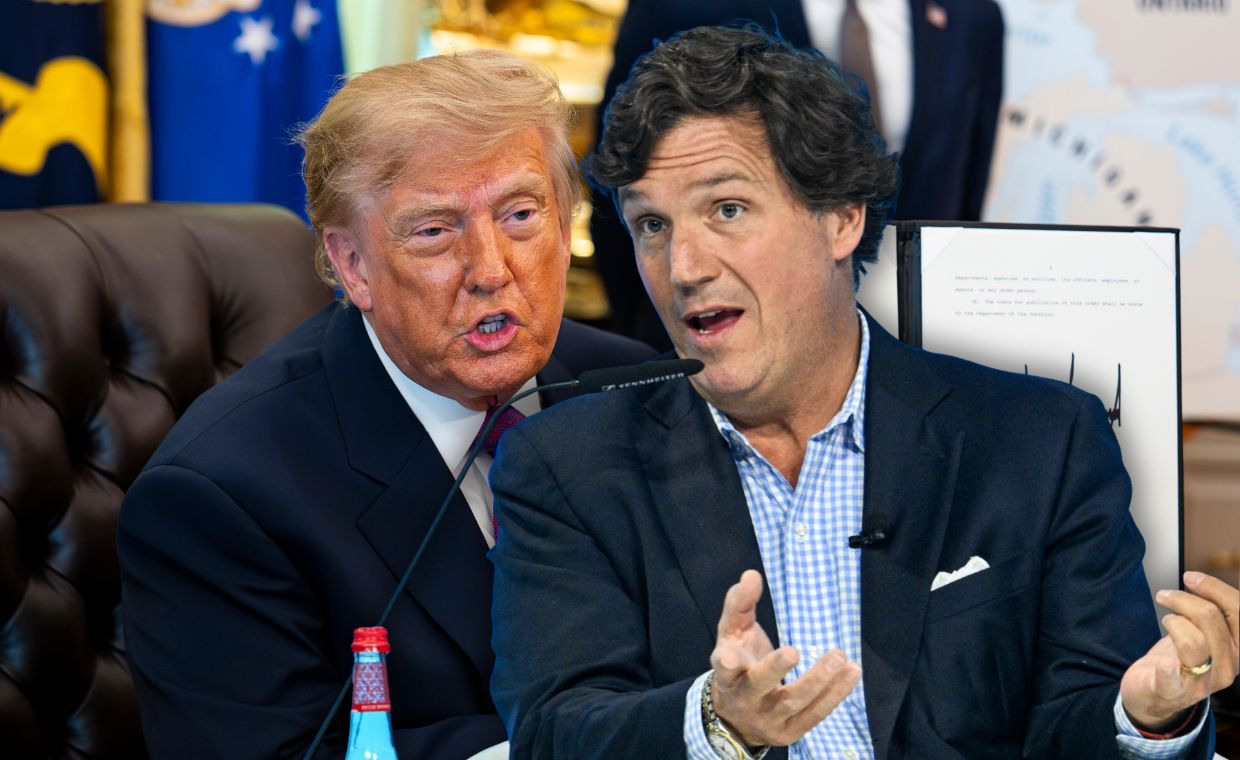 "Stracił prawo do rządzenia". Carlson wzywa do usunięcia Trumpa