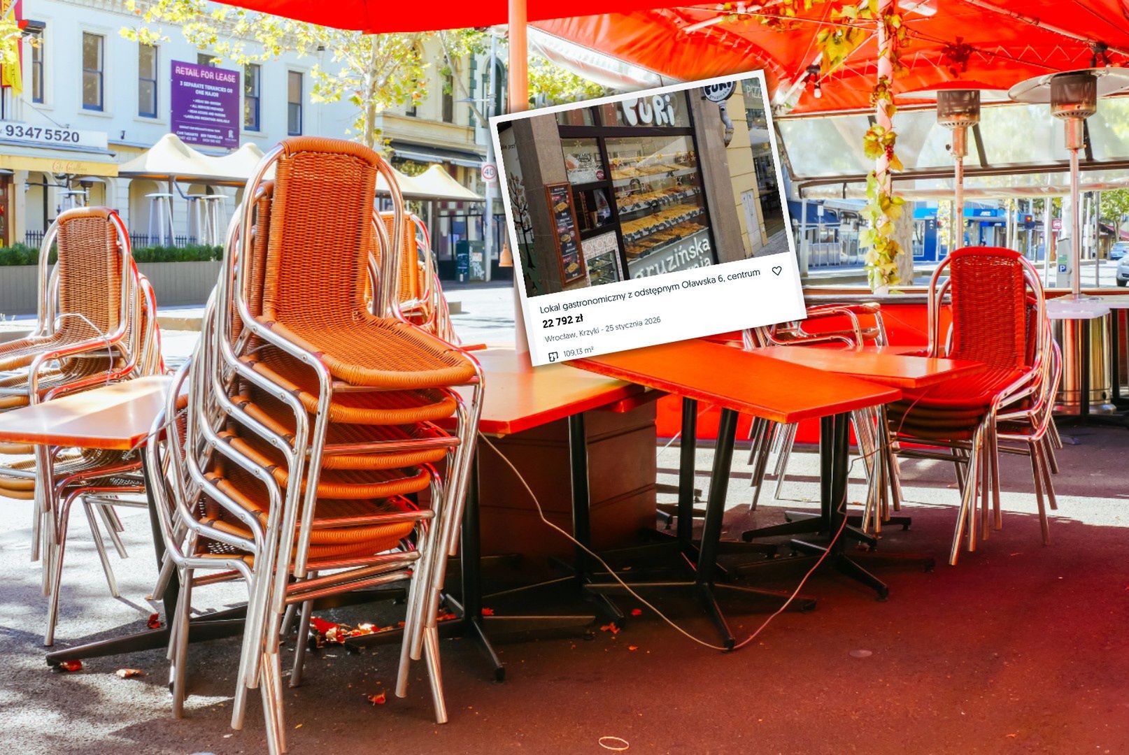 "Największy kryzys w gastronomii od lat". Tyle kosztuje wynajem lokalu